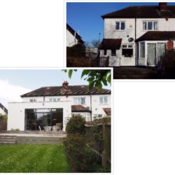 Lyndhurst rear aspect before and after